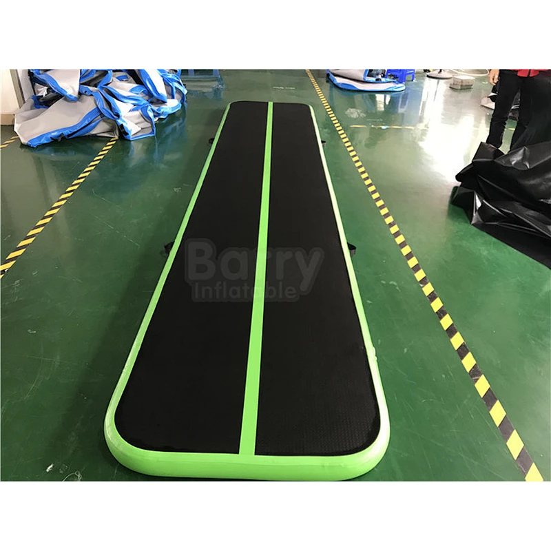New color cheap inflatable air track for gymnastics Taekwondo teaching , gymnastics air tumble track