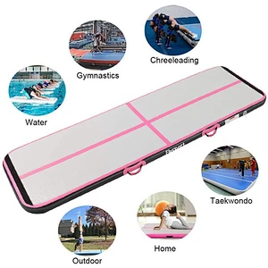 Wholesale environmental durable PVC air track gymnastics mats with electric air pump