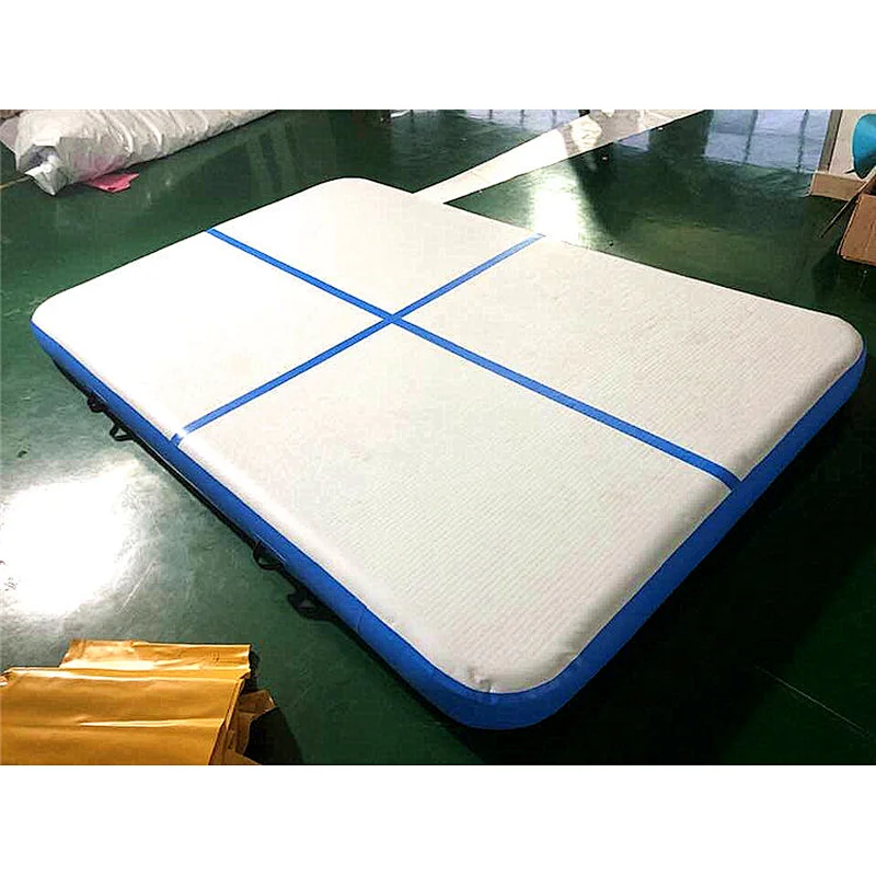 Large Gymnastics Air Inflatable High Jump Landing Mats Square Air Track Floor Exercise Training Mats