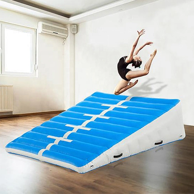 Manufacture Gymnastics Exercise Inflatable Air Track Ramp / Gymnastic Air Incline Triangle Ramp Mats