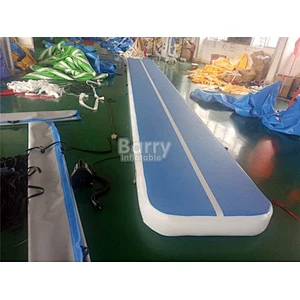 Buy Barry Factory Prices 8M Gymnastics Air Training Track Mat Inflatable Air Tumble Track Pro With Air Pump