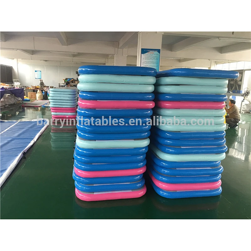 Hand Made1.2mm DWF Home Airtrack Tumbling Gym Mat Inflatable Air Track Gymnastics