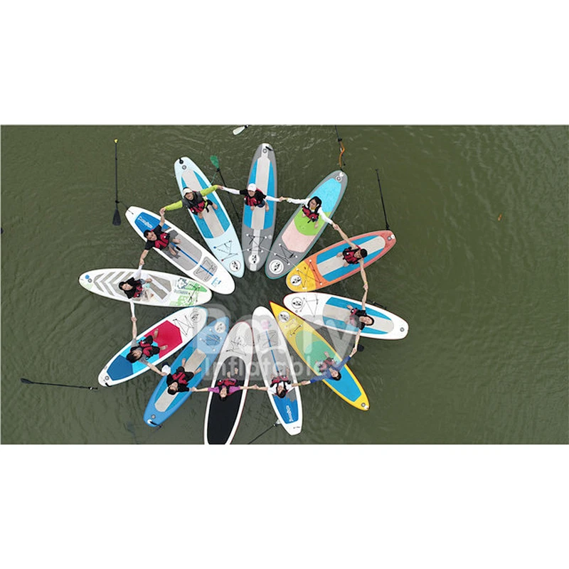 wholesale high quality inflatable stand up paddle board SUP board adventurer water fun