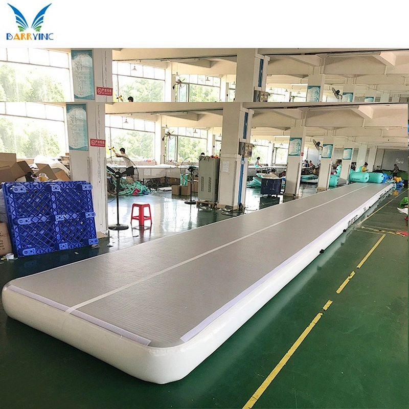 Wholesale discount custom made size large inflatable gymnastics mat air track tumbling usato for gym yoga Taekwondo