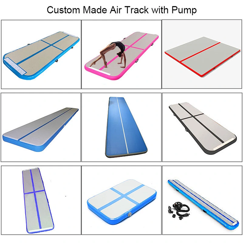 Outdoor Inflatable Bounce Gymnastics Jumping Mat High Jump Gym Landing Mats Bouncing Square Air Track