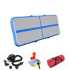 Guangzhou Factory Custom Logo Gym Air Track Gymnastics Tumbling Mat Inflatable Air Track For Sport Training