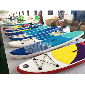 Non-Slip stand up inflatable sup paddle board with 3 Fins