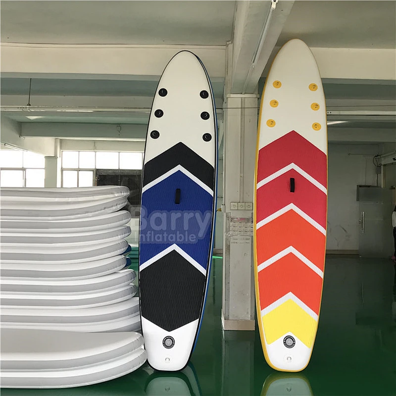 China factory fun water stand up free-standing inflatable paddle board double layer drop stitch