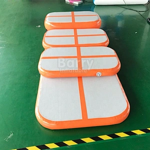 Holiday Customized logo Durable Drop Stitch Fabric Inflatable Air Track For Gym