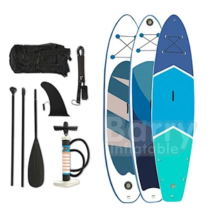 wholesale water sport Stand up inflatable SUP paddle board prix with removable fin