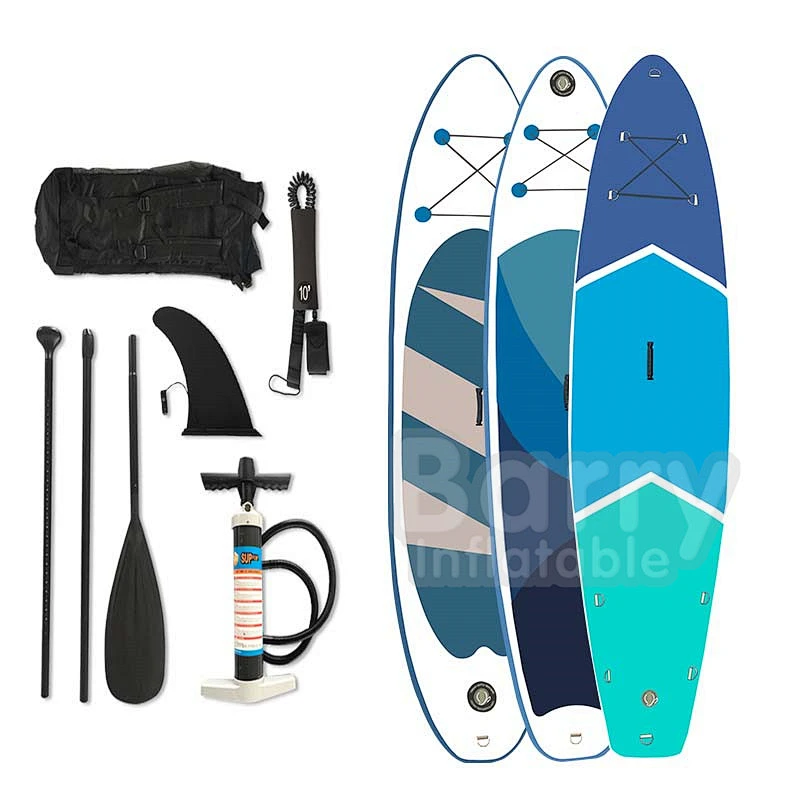 wholesale water sport Stand up inflatable SUP paddle board prix with removable fin