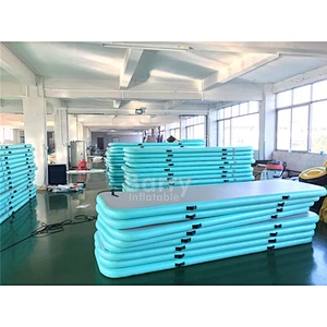 3m 4m 5m 6m 8m 10m 12m 15m Cheap Inflatable Airtrack Tumbling Gym Mat Air Track For Gymnastics