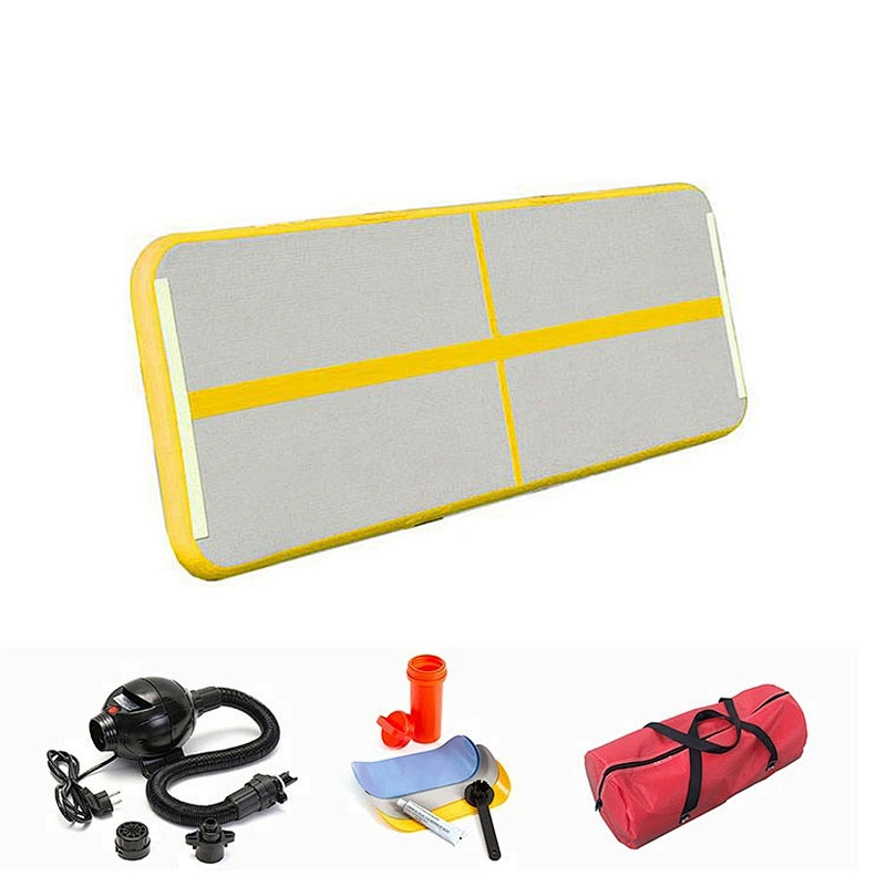 DWF PVC Material 3X1m Inflatable Air Tumble Track Indoor And Outdoor Air Floor Inflatable Gymastic Mat For Sale
