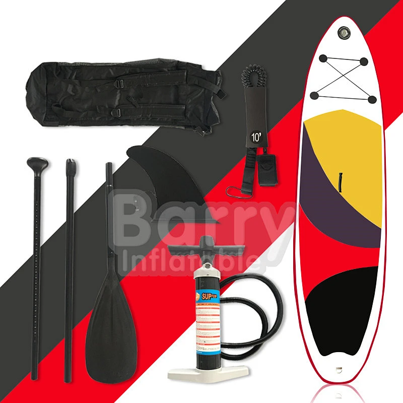 10' 6 inch inflatable stand up paddle board sup surfboard kit China factory