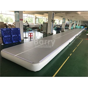 Wholesale discount custom made size large inflatable gymnastics mat air track tumbling usato for gym yoga Taekwondo