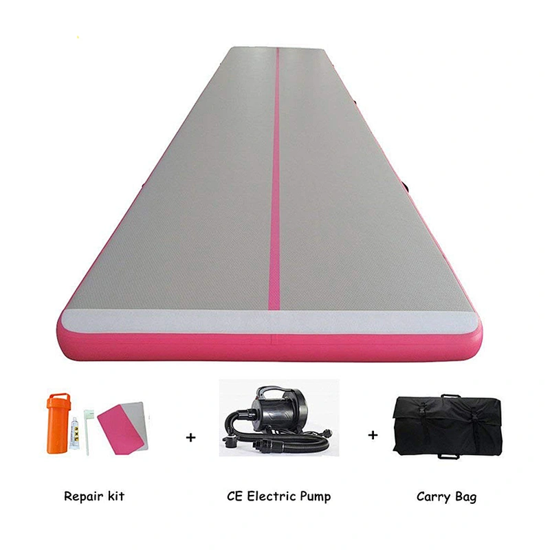 Indoor Used Sports equipment Cheerlanding Inflatable Gym Mat Gonflable Air Track Pour La Gymnastique