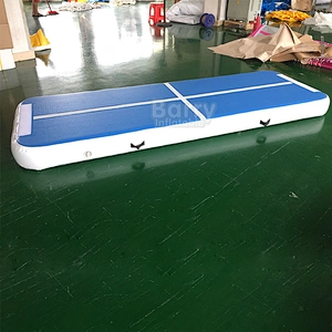 Durable DWF Drop Stitch Fabric Customized Small Size Inflatables Air Track For Gymnastics Training Used