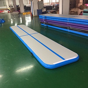 Factory Price Inflatable Gymnastics Air Mat Taekwondo Inflatable Air Track Tumbling 6x1x0.1m
