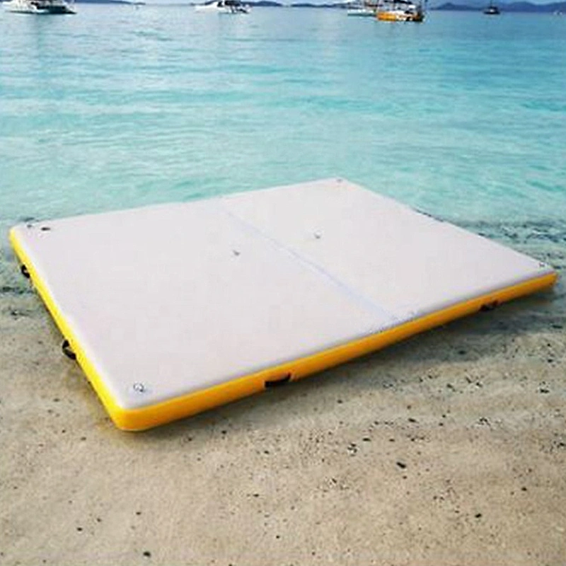 Hot-selling inflatable dock floating bed floating platform on water for rowing boats ,paddle boats