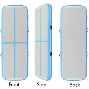 Wholesale environmental durable PVC air track gymnastics mats with electric air pump