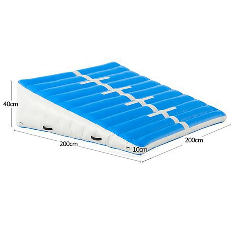 Manufacture Gymnastics Exercise Inflatable Air Track Ramp / Gymnastic Air Incline Triangle Ramp Mats