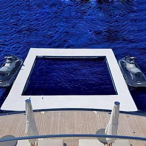 Customized Design New Hot Material Drop Stitch Fabric Inflatable Ocean Pool Anti Floating Objects For Swimming
