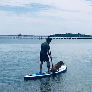 Water Sport around race fishing ,dog all around sup paddle board 12' with barry factory wholesale price