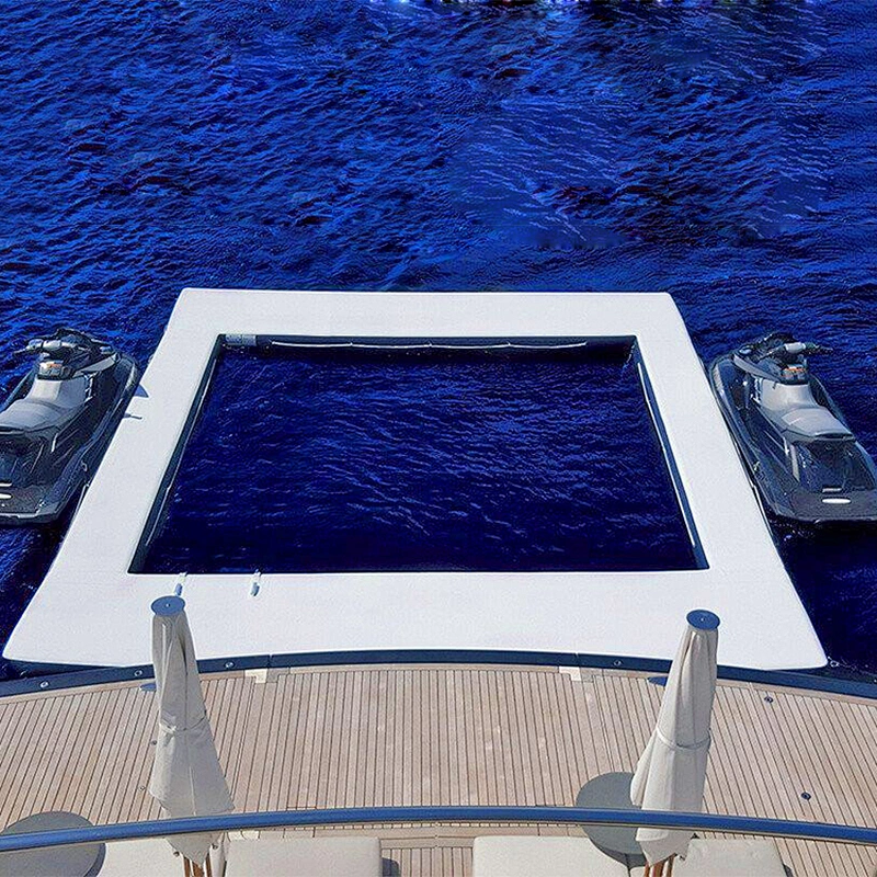 Own Enclosed Personal Portable Training Lap Inflatable Ocean Pool That Can Travel With You Anywhere