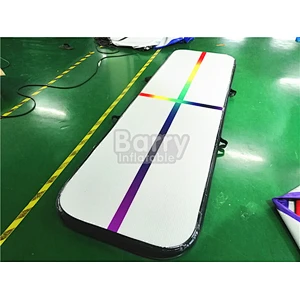 Wholesale 3m 5m 6m 8m 10m 12m 15m inflatable air track mat gymnastics inflatable air track for sale