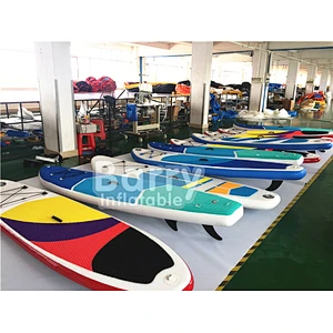 wholesale water sport Stand up inflatable SUP paddle board prix with removable fin