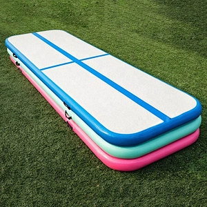 New fashion indoor small cheap air tracks for tumble gymnastics training with electric pump