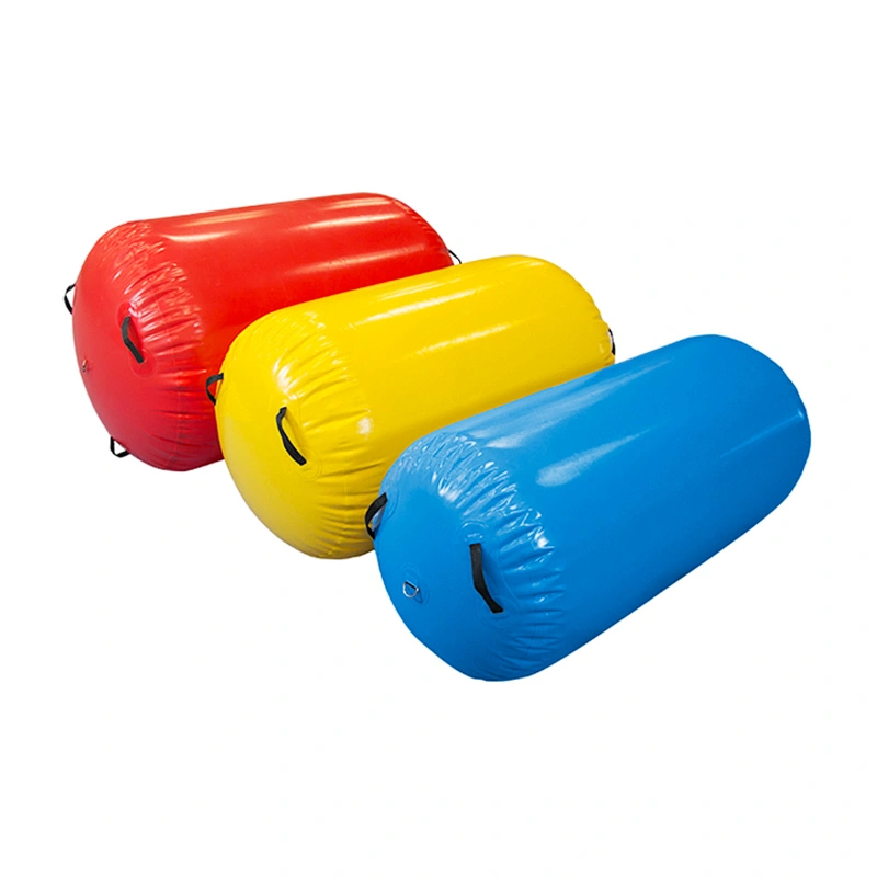 Gymnastics Training Hand Made Used Air Barrels Inflatable Air Roller Gymnastics For Kids