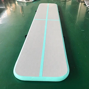 Custom made color and size cheap inflatable air tracks matte , gymnastics mats for home use