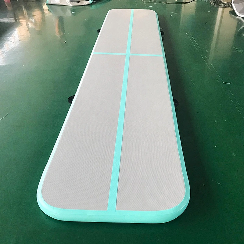 Custom made color and size cheap inflatable air tracks matte , gymnastics mats for home use