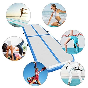 Factory price electric airpump bouncy tumbling  air track ,inflatable air tumble track gym mat