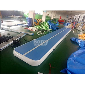 Buy Barry Factory Prices 8M Gymnastics Air Training Track Mat Inflatable Air Tumble Track Pro With Air Pump