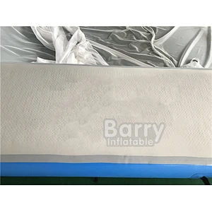 Barry Factory Price Double Layer DWF Drop Stitch Inflatable Ocean Pool With Netting Enclosure For Protect Swimming