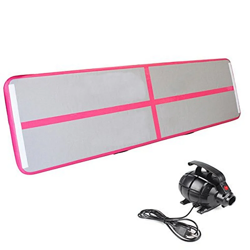 Support OEM&ODM Factory Gymnastics Airtrack Tumbling Inflatable Pink Air Track for Home Used