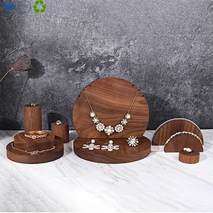Wooden  Jewelry Display Set