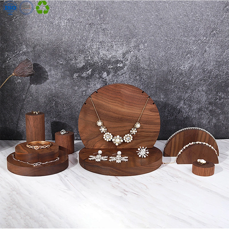 Wooden  Jewelry Display Set