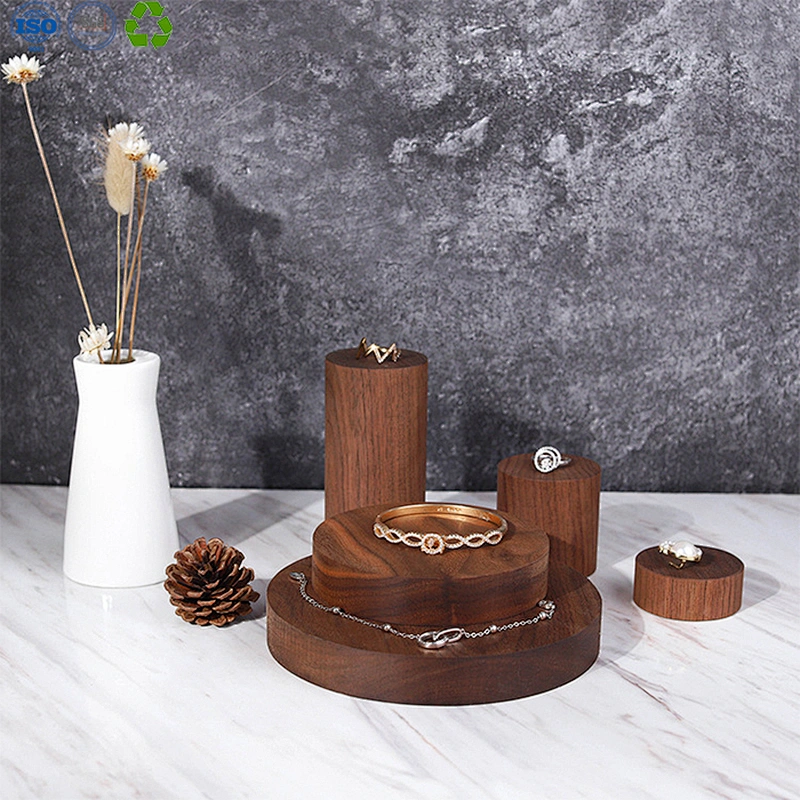 Wooden  Jewelry Display Set
