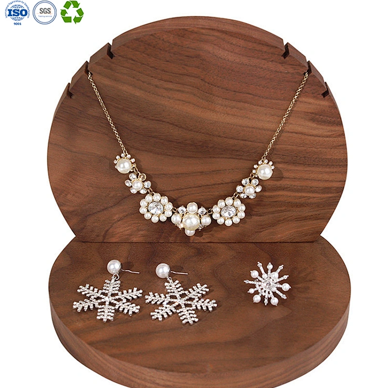 Wooden  Jewelry Display Set