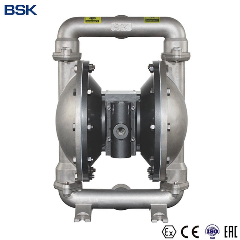 #316 stainless steel air diaphragm pump ptfe anti-corrosion for chemical liquid