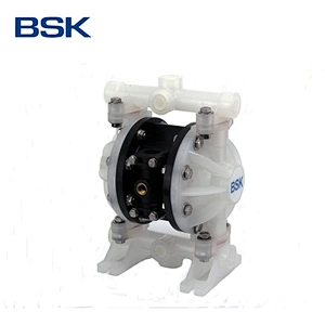 Custom polypropylene mini 15mm pneumatic diaphragm liquid aodd pump for chemical industry
