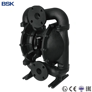 BSK cast iron 2 inch compressed air double membrane pump