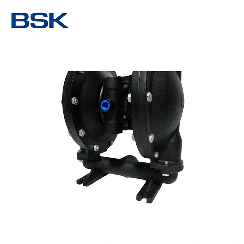 Carbon steel housing material air pneumatic double diaphragm chemical process pump