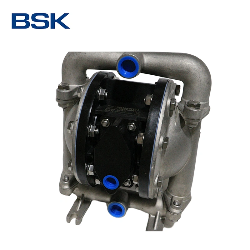 BSK half inch 316 stainless steel compressed air driven penumatic diaphragm pump
