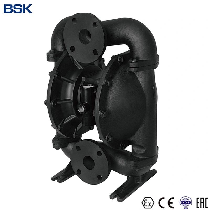 high pressure 8.3 bar carbon steel air driven membrane pump