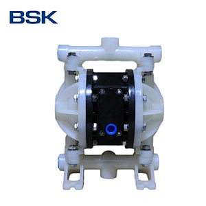 Air driven liquid transmission pumping pneumatic compressed air membrane pump