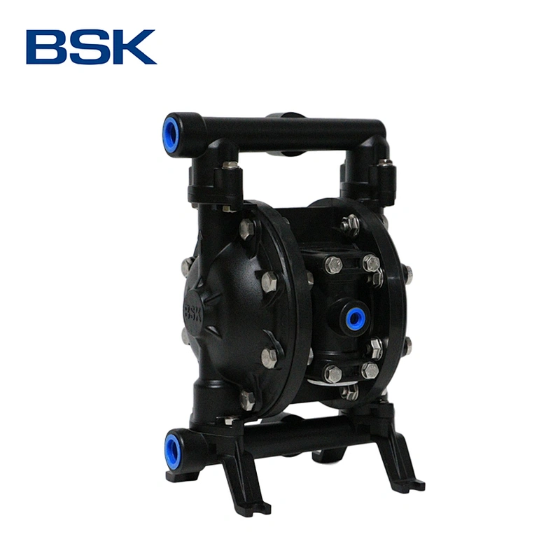 Aluminum alloy small half inch pumps 45.3lpm flow rate air operated double ptfe diaphragm pump